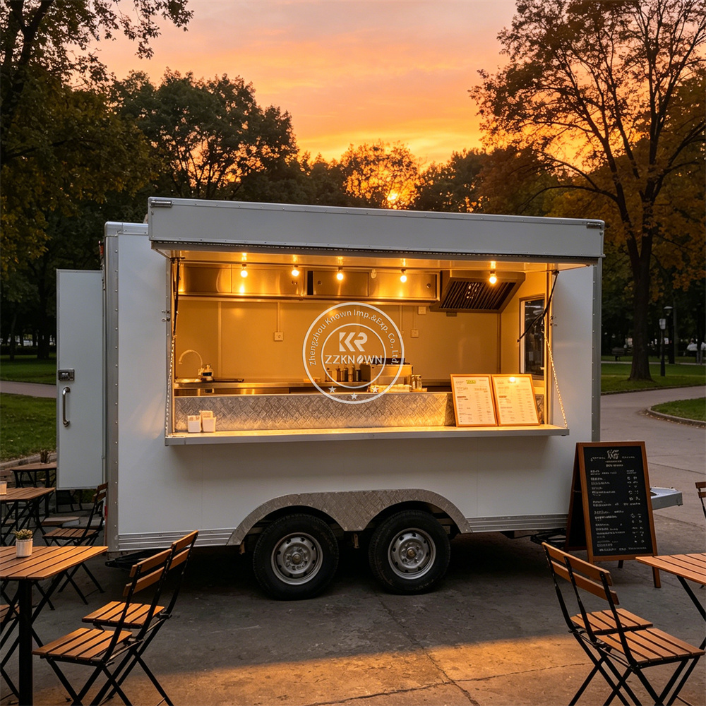 Mobile Coffee Van Equipment - Modern Custom Coffee Ice Cream Food