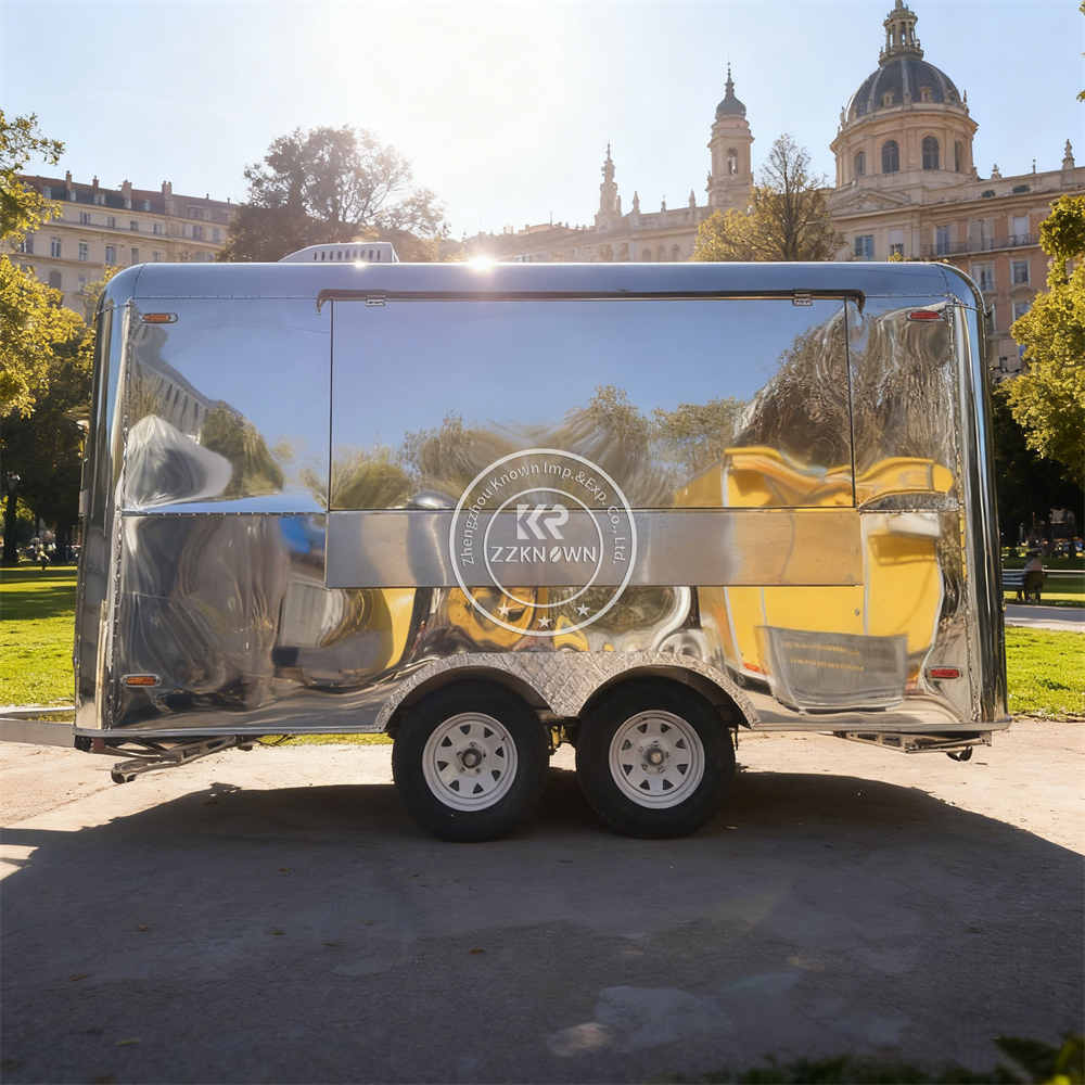 Mobile Coffee Van Equipment - Street Stainless Steel Mobile Snack Bubble