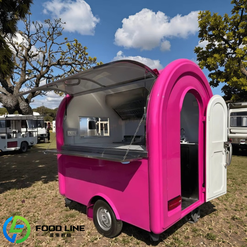 Coffee Equipment Service - Customized Mini Outdoor Service Cart Towable
