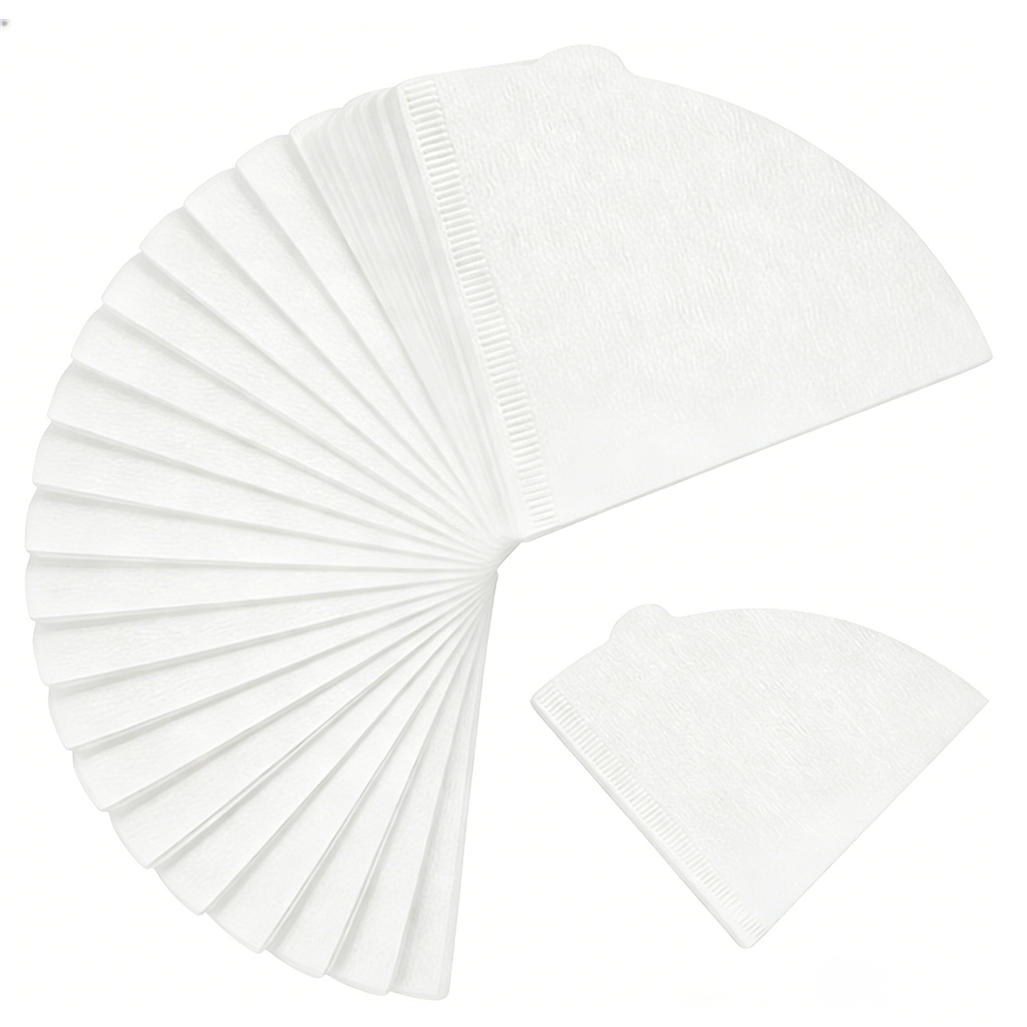 Coffee Equipment Cleaner - OANKR Cone Coffee Filters, 50PCS Unbleached