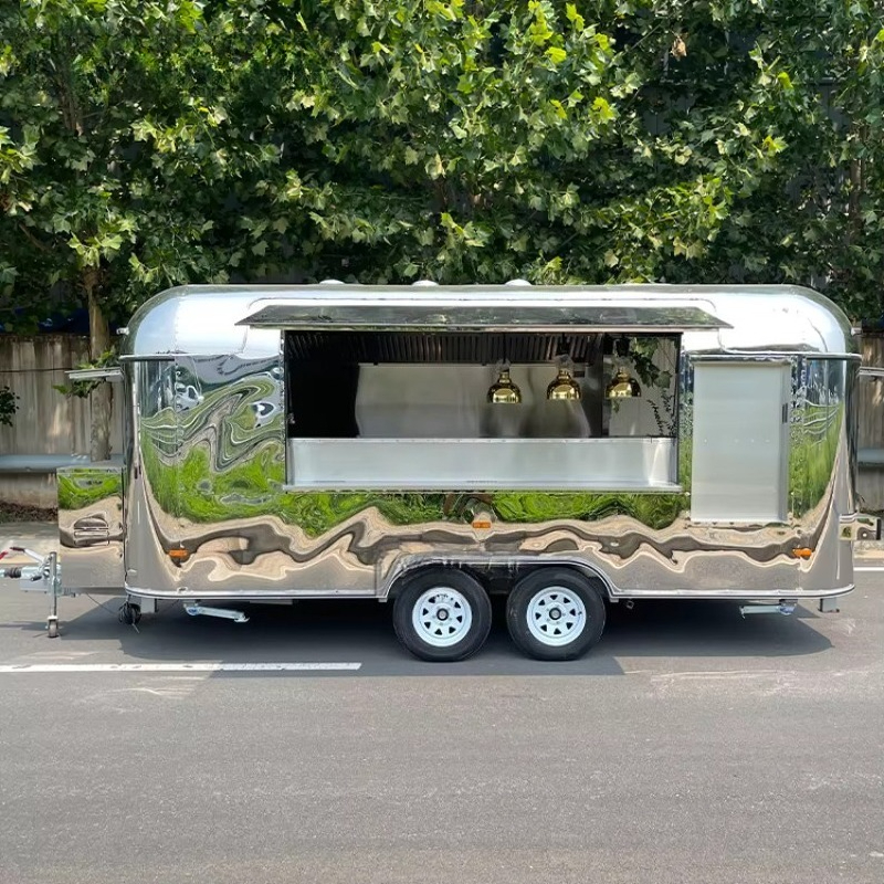 Fulai Mobile Bar Trailers Full - Mobile Coffee Van Equipment 评论和价格
