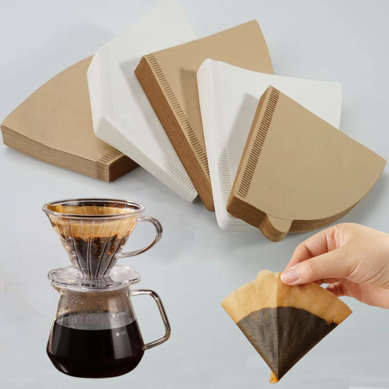 100pcs Coffee Filter Paper Dis - Coffee Equipment Cleaner 评论和价格