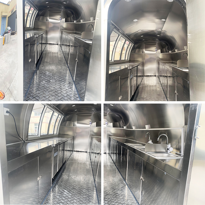 Fiberglass Aluminum Food Truck - Coffee Equipment Service 评论和价格