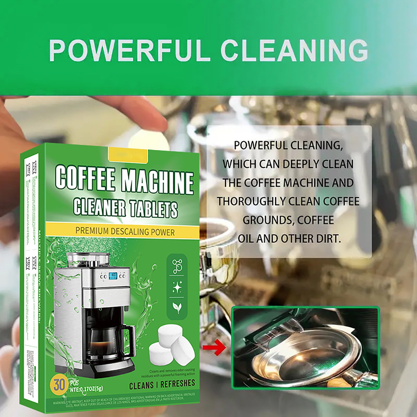 Coffee Machine Cleaning Tablet - Coffee Equipment Cleaner 评论和价格