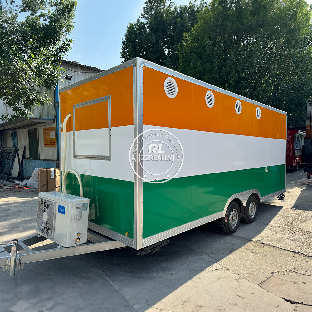 Snack Fast Food Truck Mobile K - Mobile Coffee Van Equipment 评论和价格
