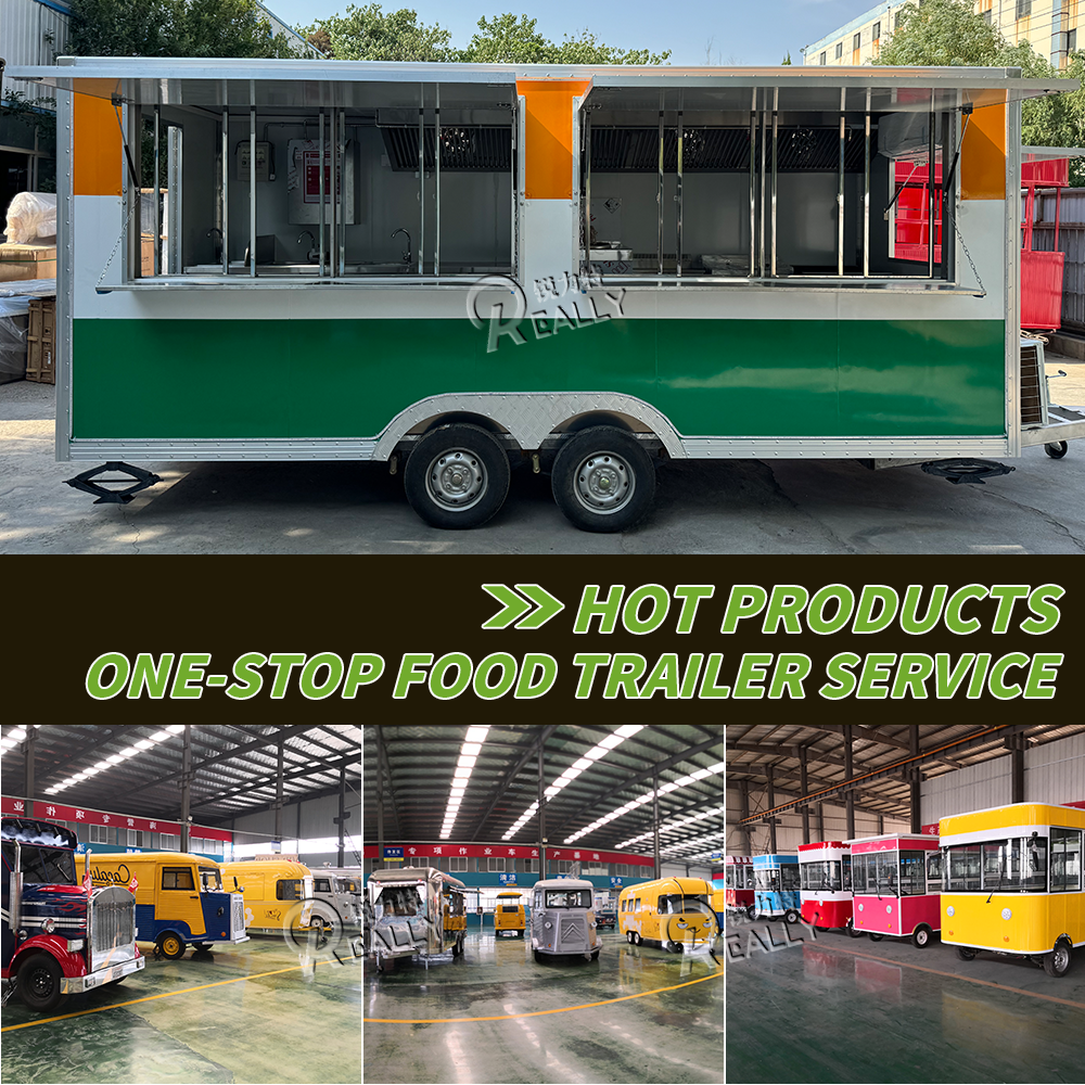 Snack Fast Food Truck Mobile K - Mobile Coffee Van Equipment 评论和价格