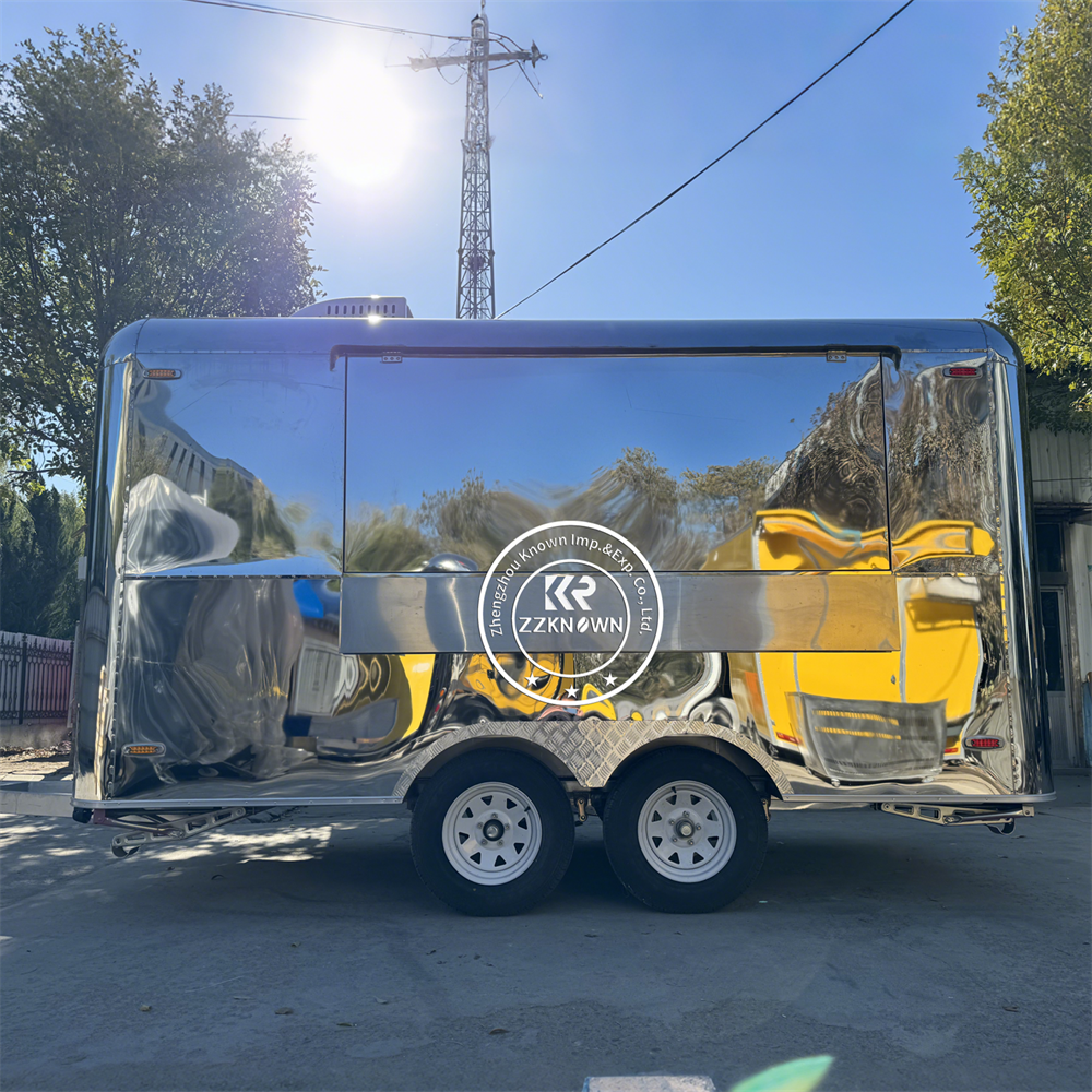 Street Stainless Steel Mobile  - Mobile Coffee Van Equipment 评论和价格