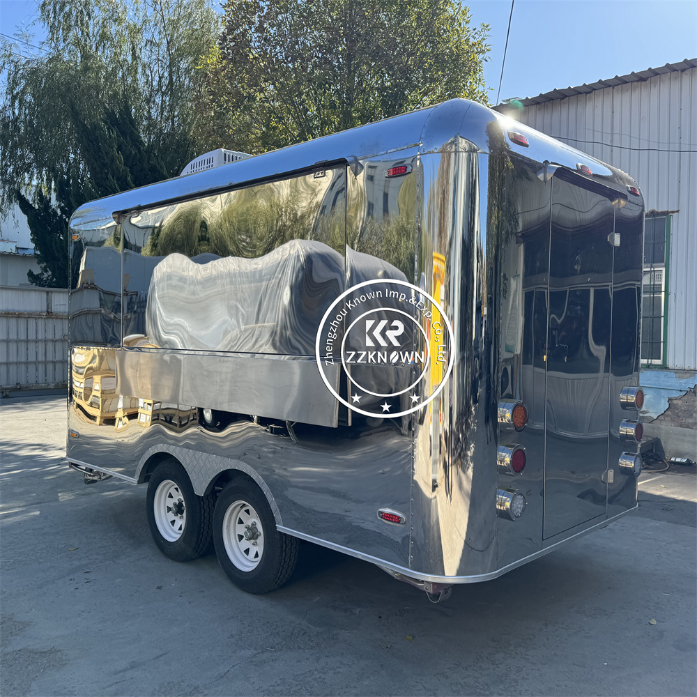 Street Stainless Steel Mobile  - Mobile Coffee Van Equipment 评论和价格