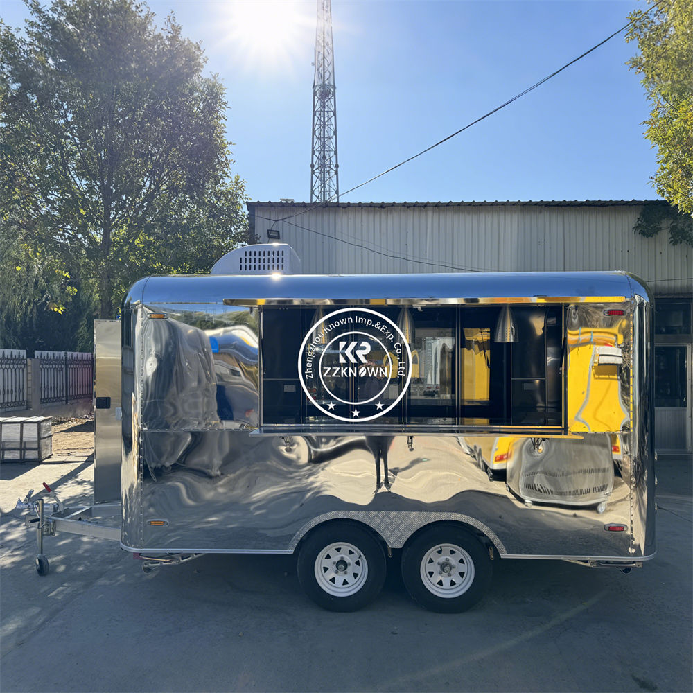 Street Stainless Steel Mobile  - Mobile Coffee Van Equipment 评论和价格