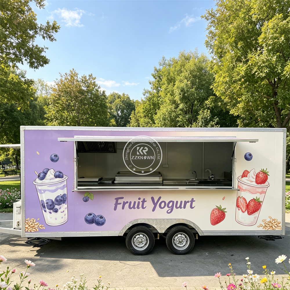 Street Custom Food Trailer Mob - Mobile Coffee Van Equipment 评论和价格