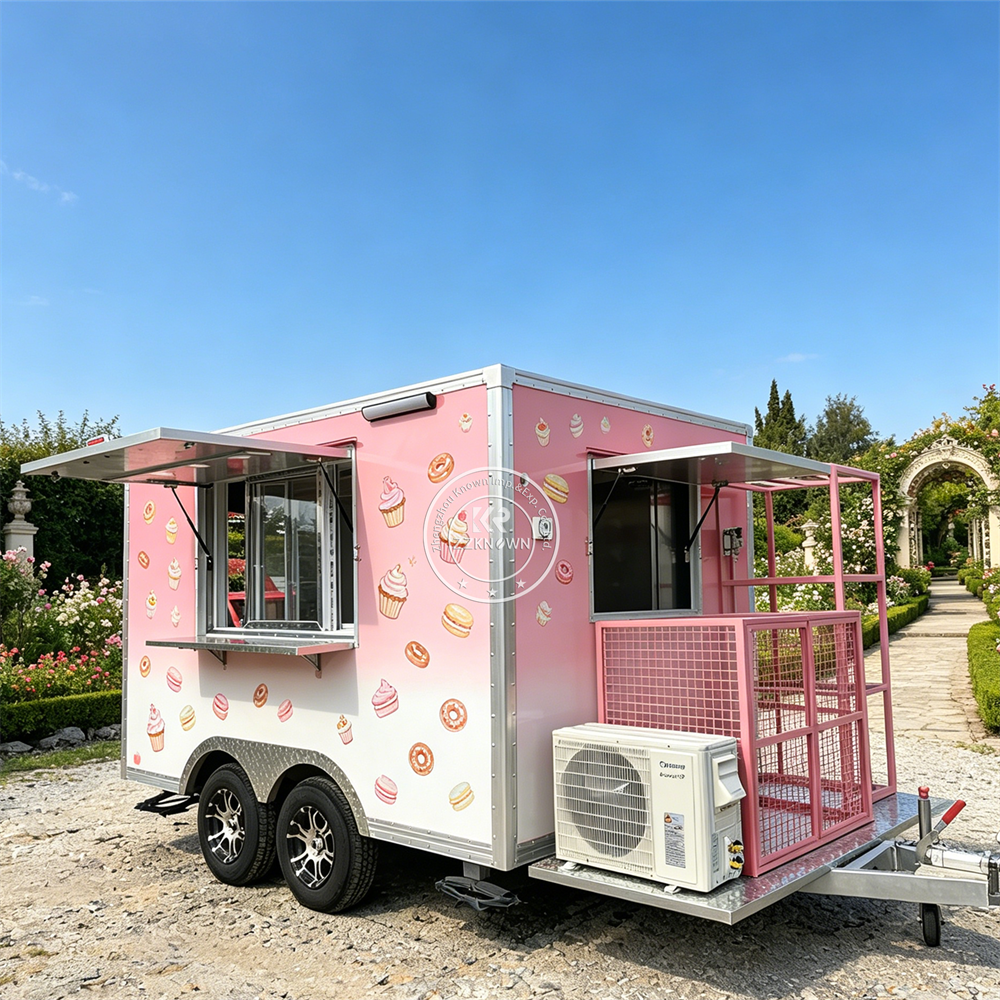 Street Custom Food Trailer Mob - Mobile Coffee Van Equipment 评论和价格
