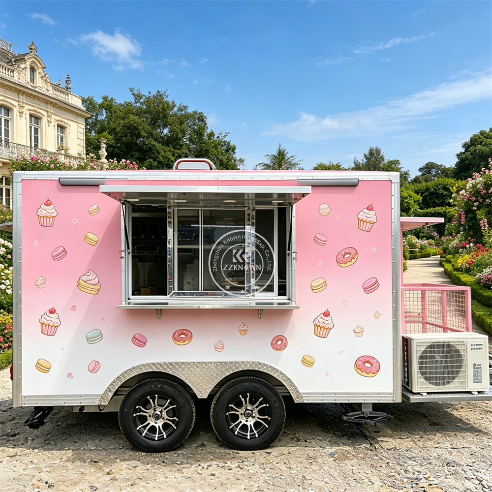 Street Custom Food Trailer Mob - Mobile Coffee Van Equipment 评论和价格