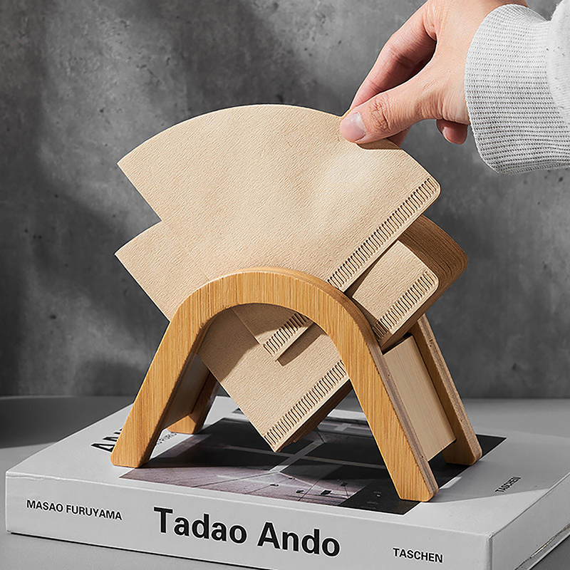 Wooden Coffee Filter Paper Hol - Coffee Equipment Cleaner 评论和价格