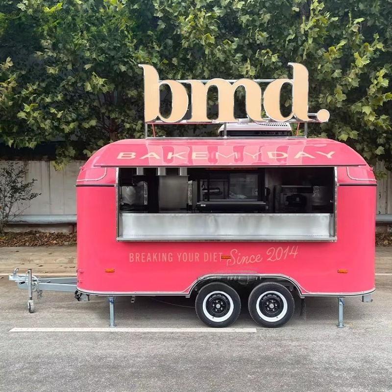 Mobile Food Trailer Bakery Ice - Mobile Coffee Van Equipment 评论和价格