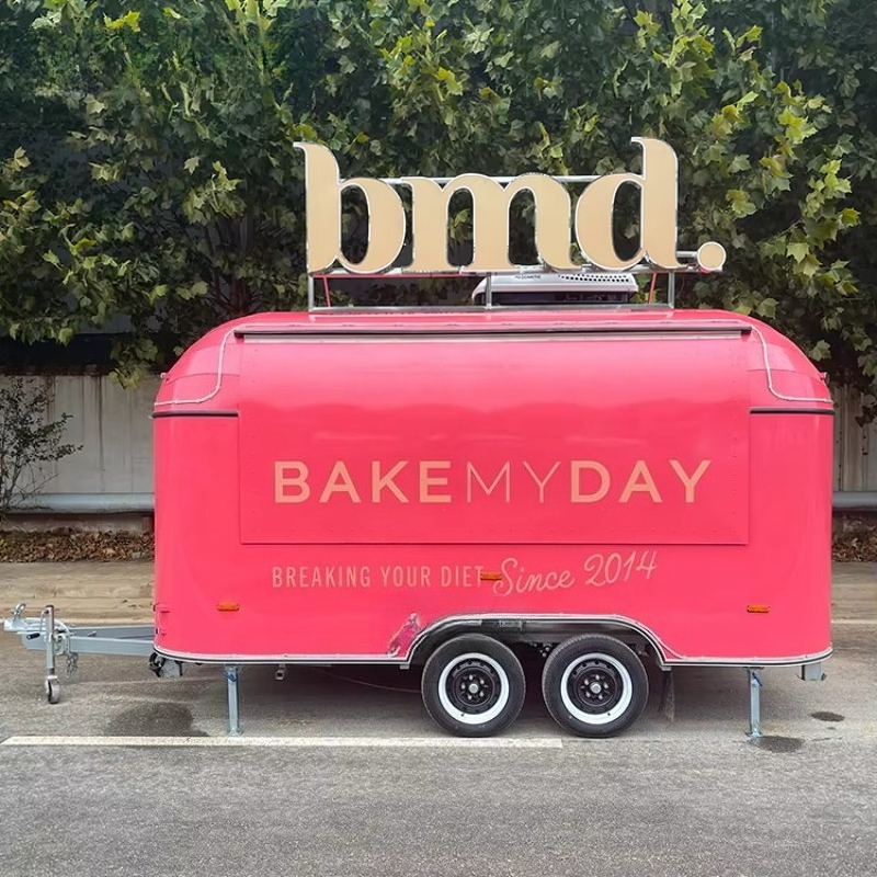 Mobile Food Trailer Bakery Ice - Mobile Coffee Van Equipment 评论和价格