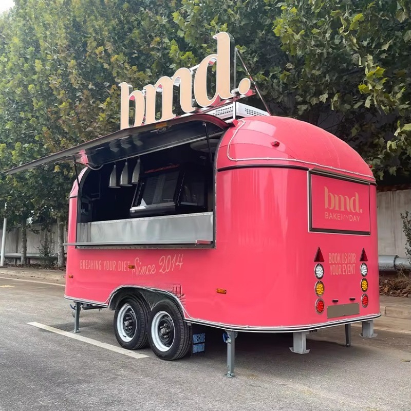 Mobile Food Trailer Bakery Ice - Mobile Coffee Van Equipment 评论和价格