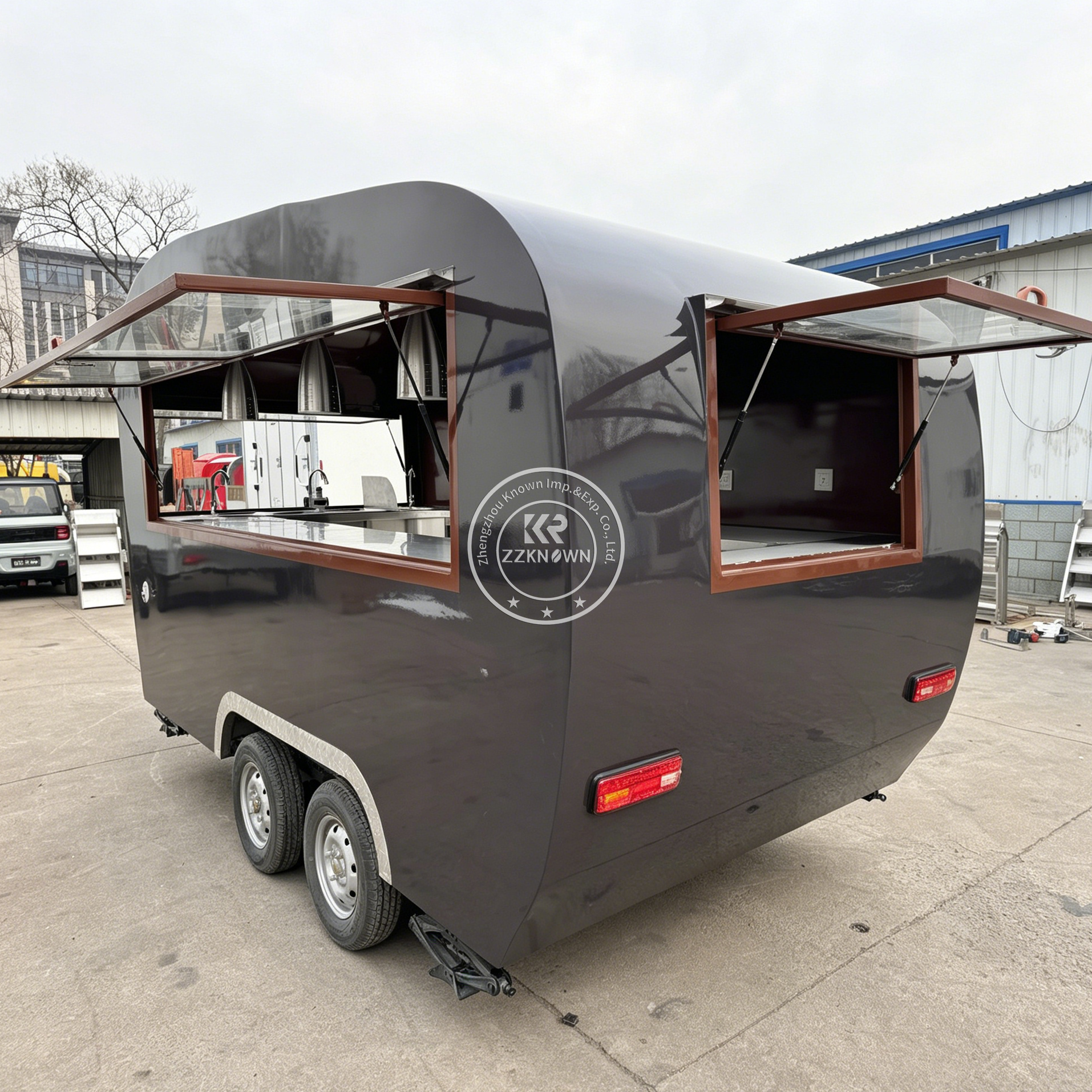 Street Stainless Steel Mobile  - Mobile Coffee Van Equipment 评论和价格