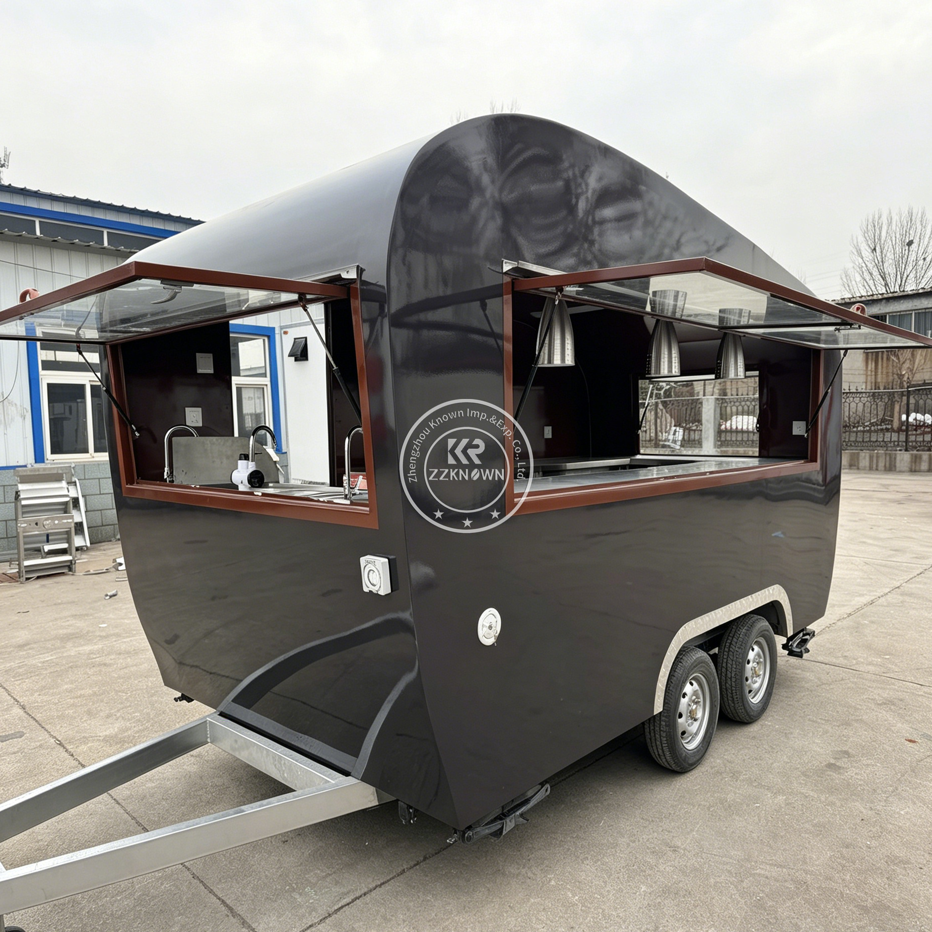 Street Stainless Steel Mobile  - Mobile Coffee Van Equipment 评论和价格