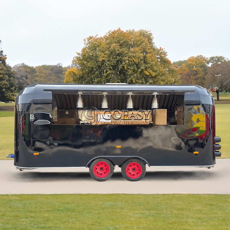 Coffee Food Truck Hot Dog Cart - Mobile Coffee Van Equipment 评论和价格