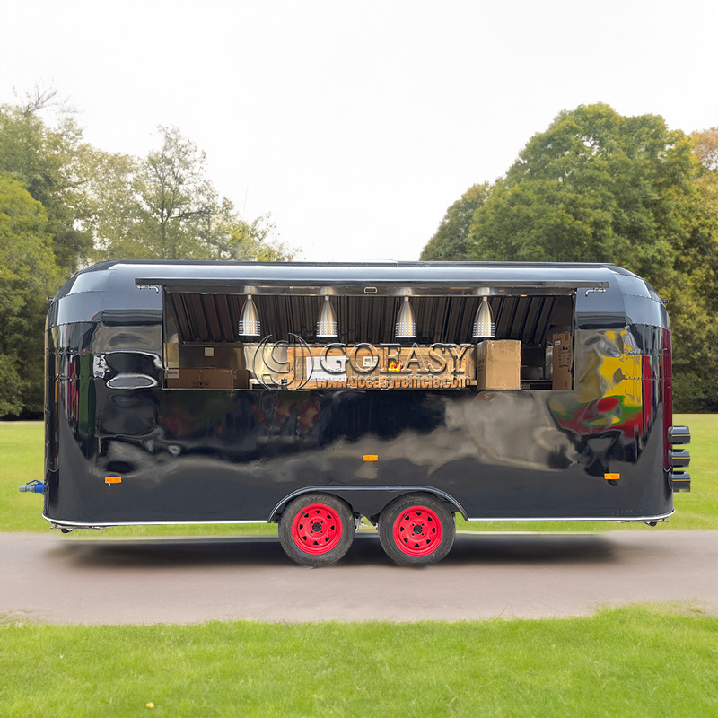 Coffee Food Truck Hot Dog Cart - Mobile Coffee Van Equipment 评论和价格